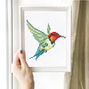 12pcs Bird 5D DIY Square Drill Diamond Painting Kits for Adults Beginners Home Decor Diamonds Paintings Gem Art 5.91x7.09in
