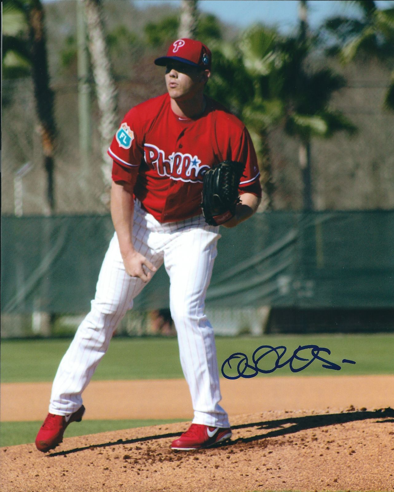 Autographed 8x10 JEREMY HELLICKSON Philadelphia Phillies Photo Poster painting - COA