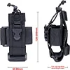 G-raphy Taktisch Funkger&auml;t-Tasche Molle Tasche Airsoft Multifunktions Beutel Kasten Halter f&uuml;r GPS Walkie Talkie (Schwarz)