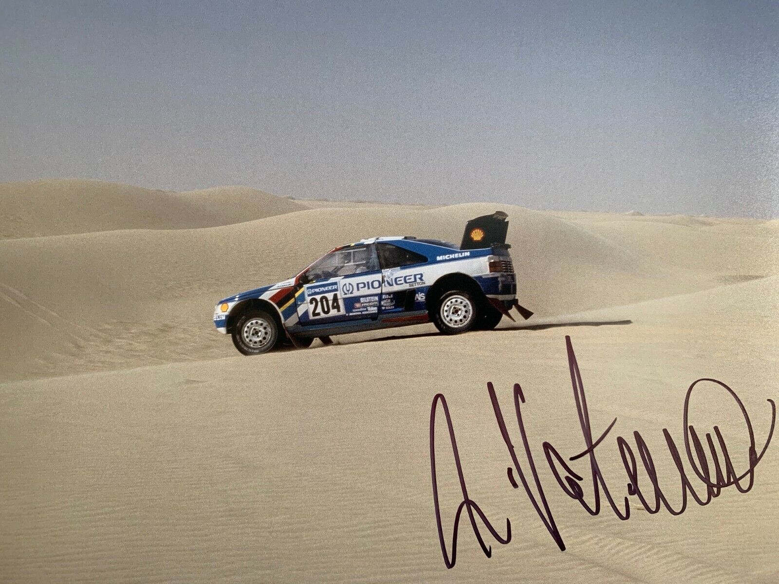 Ari Vatanen Hand Signed 16x12 Photo Poster painting - Rally Autograph 4.