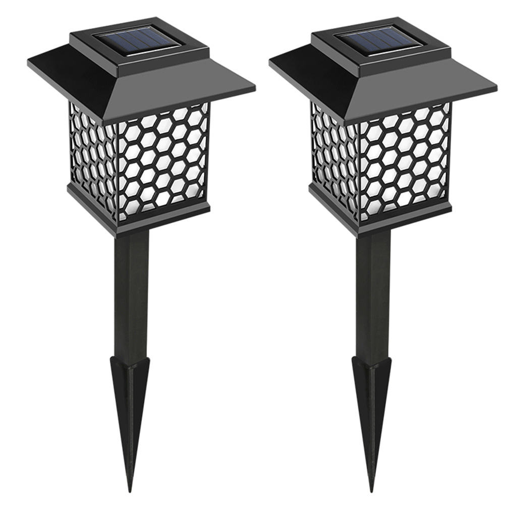 

Solar Light Honeycomb Grid Lantern Lawn Stake Lamp Garden Decor (Colorful), 501 Original