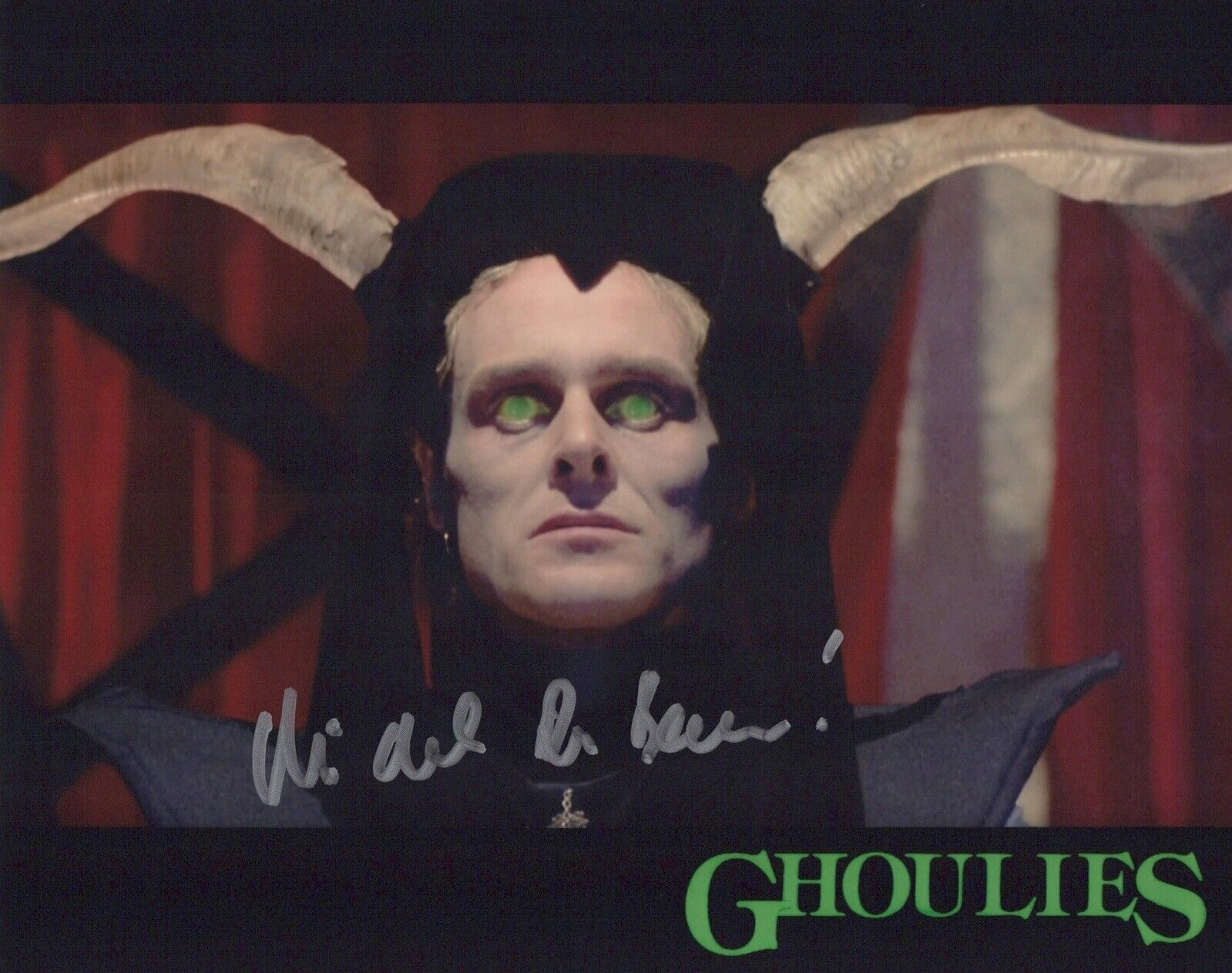 Ghoulies 8x10 movie Photo Poster painting signed by Michael Des Barres