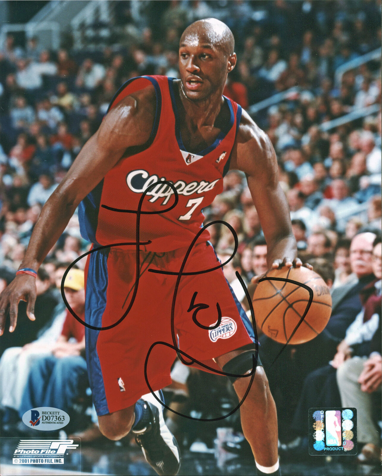 Clippers Lamar Odom Authentic Signed 8x10 Photo Poster painting Autographed BAS #D07363