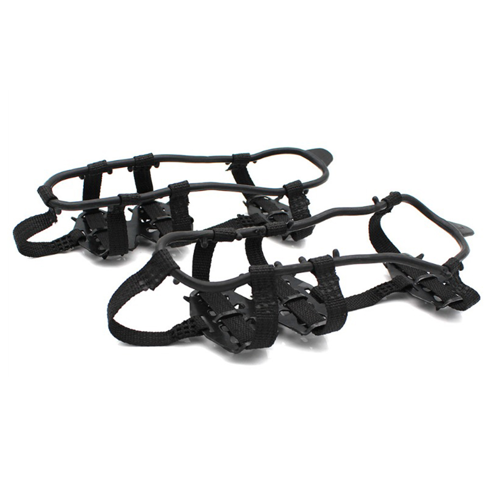 

24 Teeth Anti Slip Ice Gripper Shoes Spike Cleats Outdoor Climbing Crampons, 501 Original