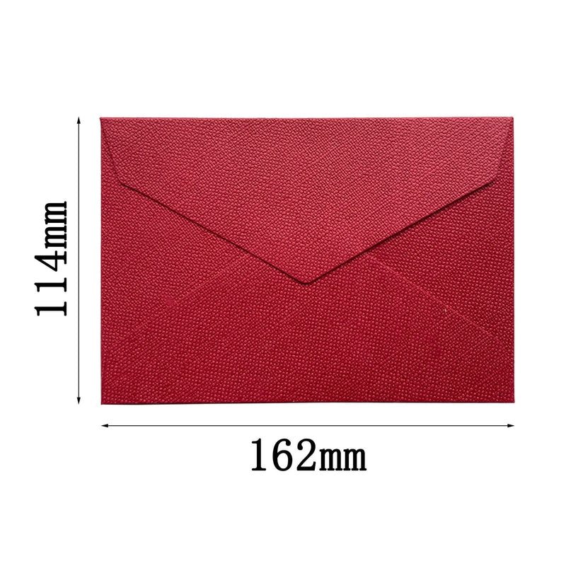 Vintage Linen Texture Envelope Paper Set Special Paper For Letters Invitations Postcards Wax Seal Envelope