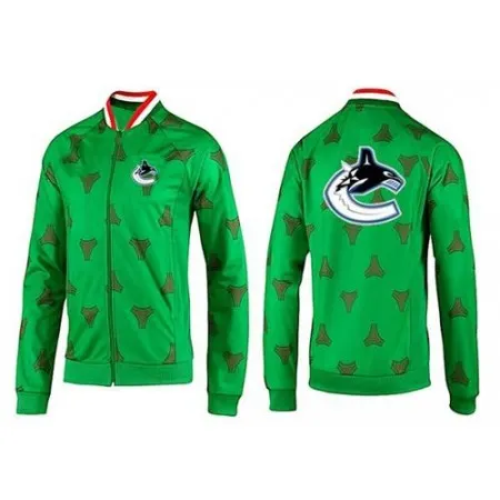 NHL Vancouver Canucks Zip Jackets Green-2
