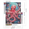 >SALE<5D DIY Full Round Drill Diamond Painting Octopus Home Decor Art Craft 30x40cm