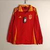 2024 Spain Windbreaker Red Soccer Jersey 1:1 Thai Quality