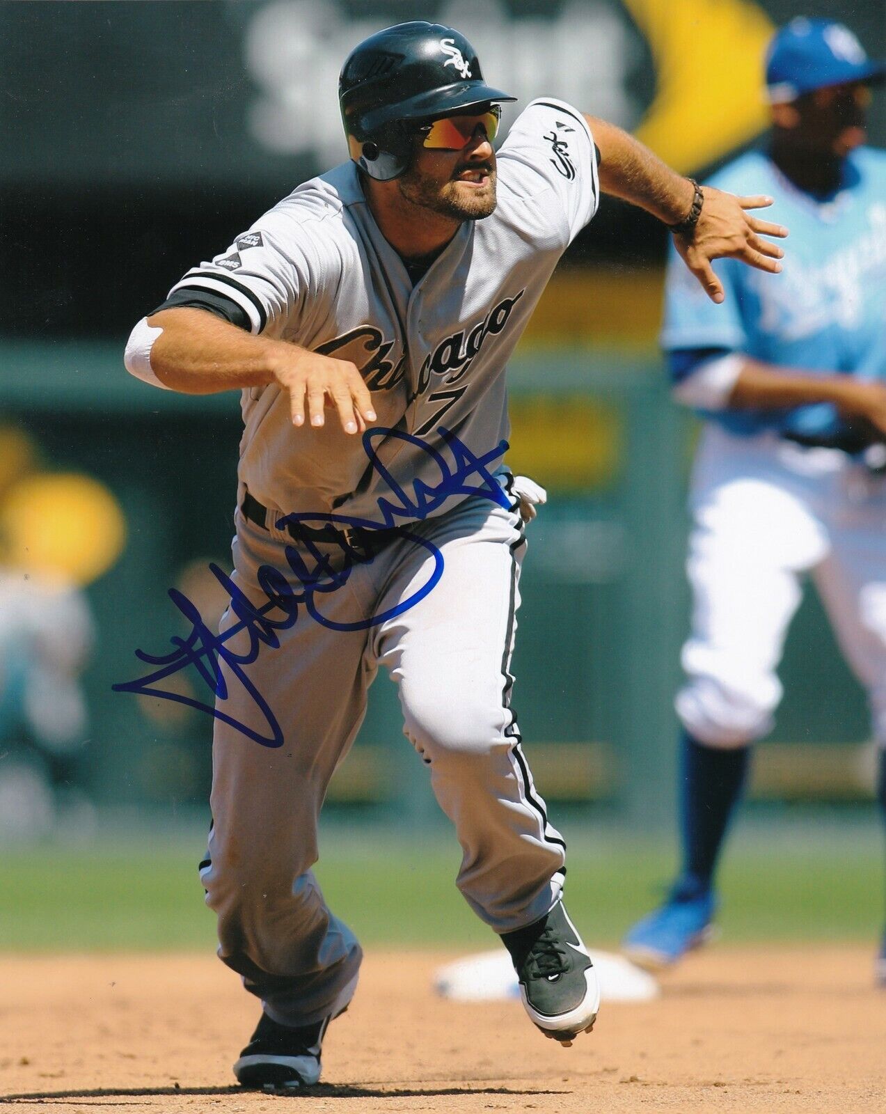 JORDAN DANKS CHICAGO WHITE SOX ACTION SIGNED 8x10