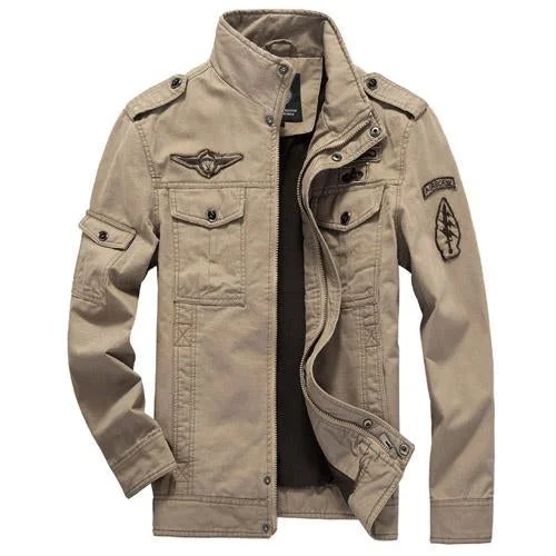Cotton Military Jacket Men coat Soldier MA1 Style Army Jackets Male Brand Mens Bomber Jackets Plus Size M-6XL | EGEMISS