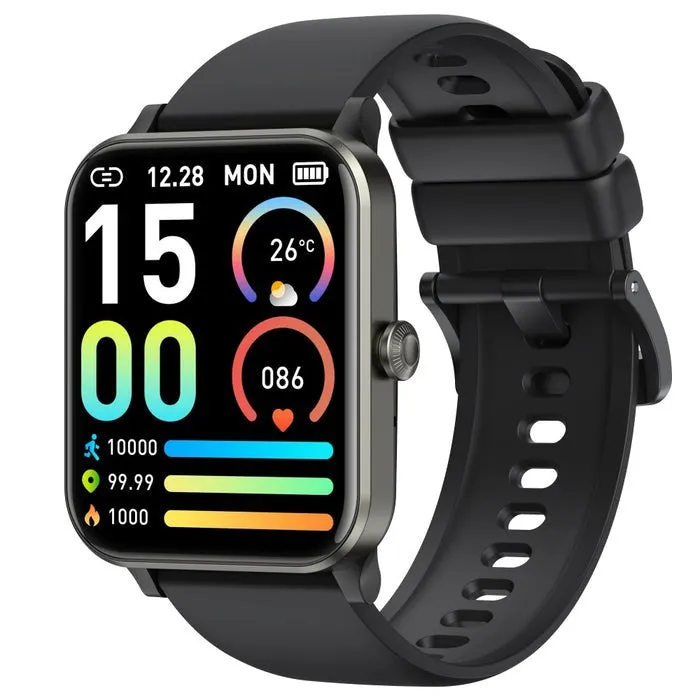 Blood Pressure Blood oxygen Sleep Monitoring Waterproof Smartwatch