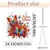 Autumn Color Butterfly 2D Flat DIY Diamond Painting Pendant
