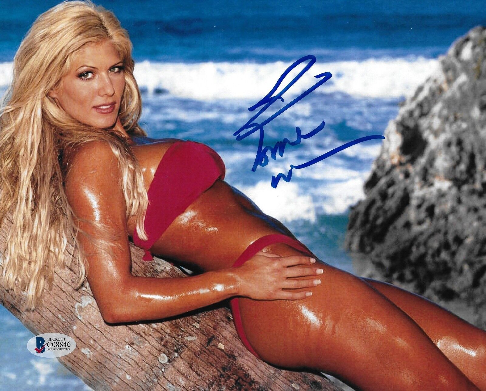 Torrie Wilson Signed 8x10 Photo Poster painting BAS Beckett COA WWE Playboy Picture Autograph 50