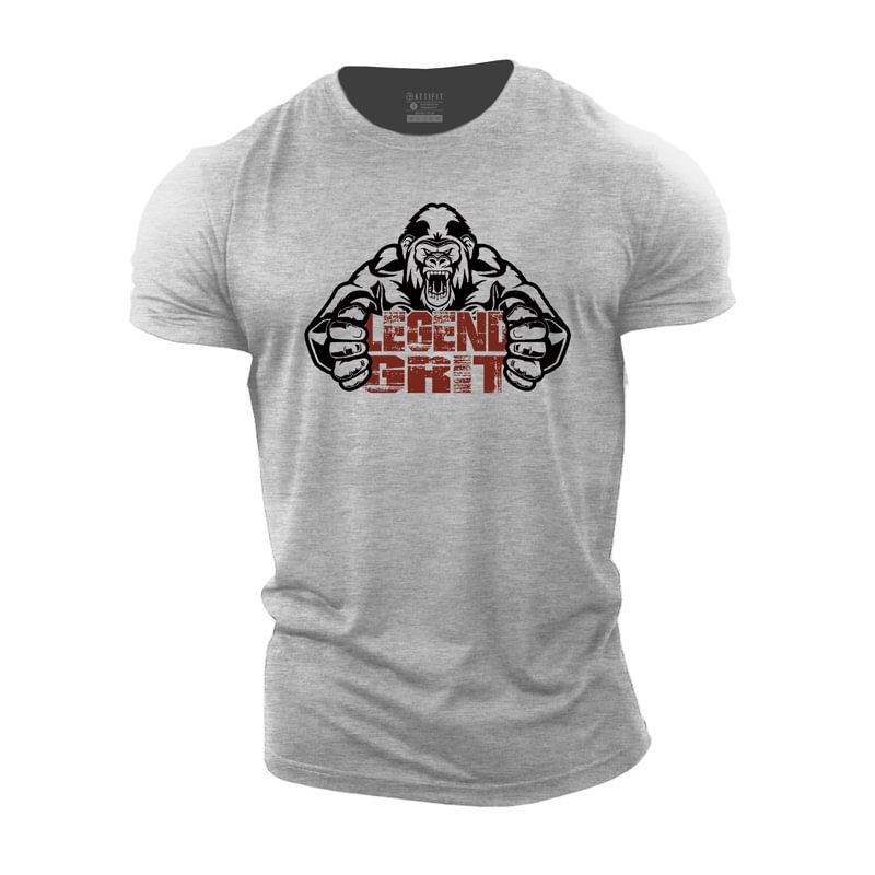 Cotton Legend Grit Graphic Men's T-shirts tacday