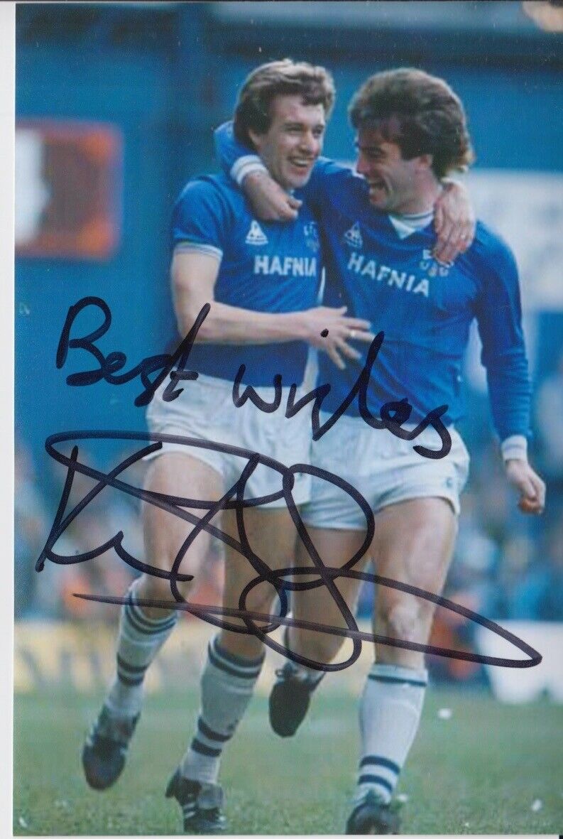 KEVIN SHEEDY HAND SIGNED 6X4 Photo Poster painting EVERTON FOOTBALL AUTOGRAPH 10