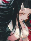 Infinity Castle Arc Demonization Nezuko Kamado Decorative Painting - Demon Slayer: Kimetsu No Yaiba - Xingkong Studio