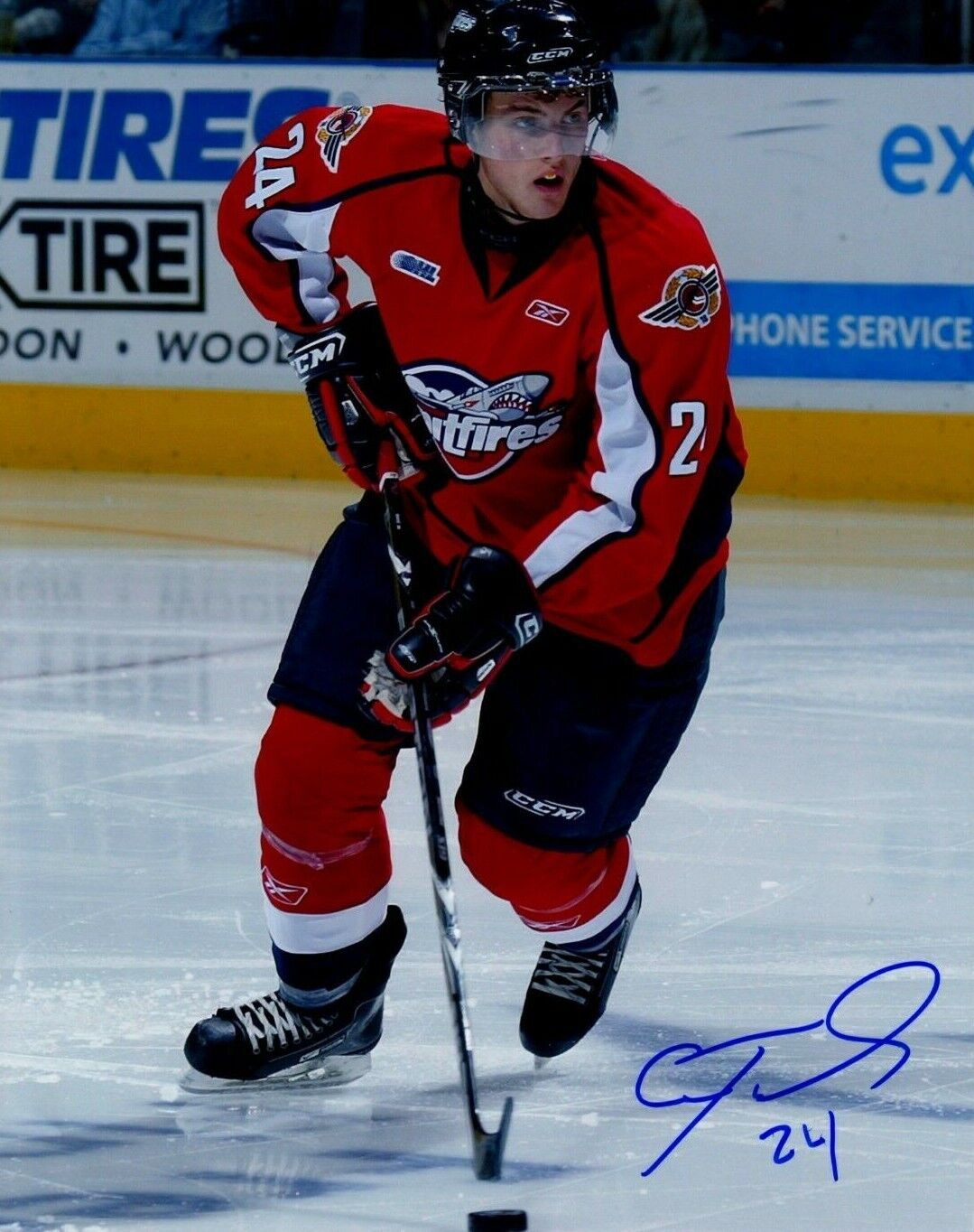 CAM FOWLER autographed SIGNED WINDSOR SPITFIRES 8X10 Photo Poster painting ANAHEIM DUCKS