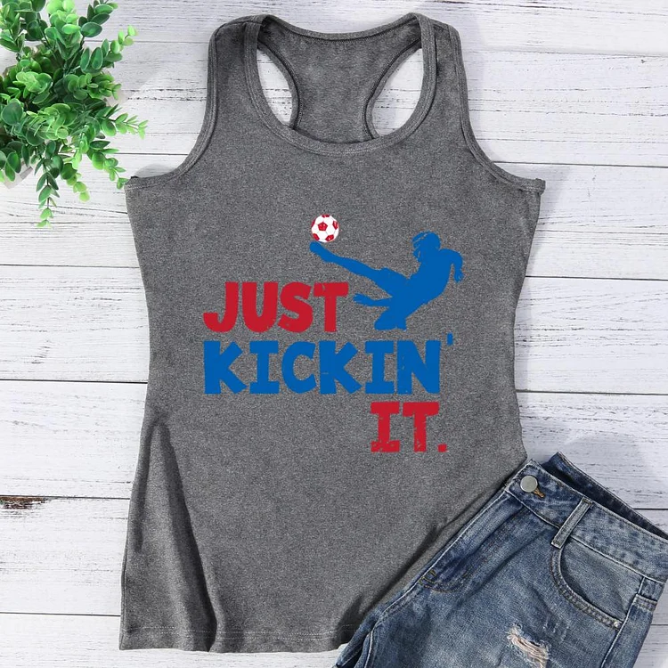 Just kickin it Vest Tank Top-0026089