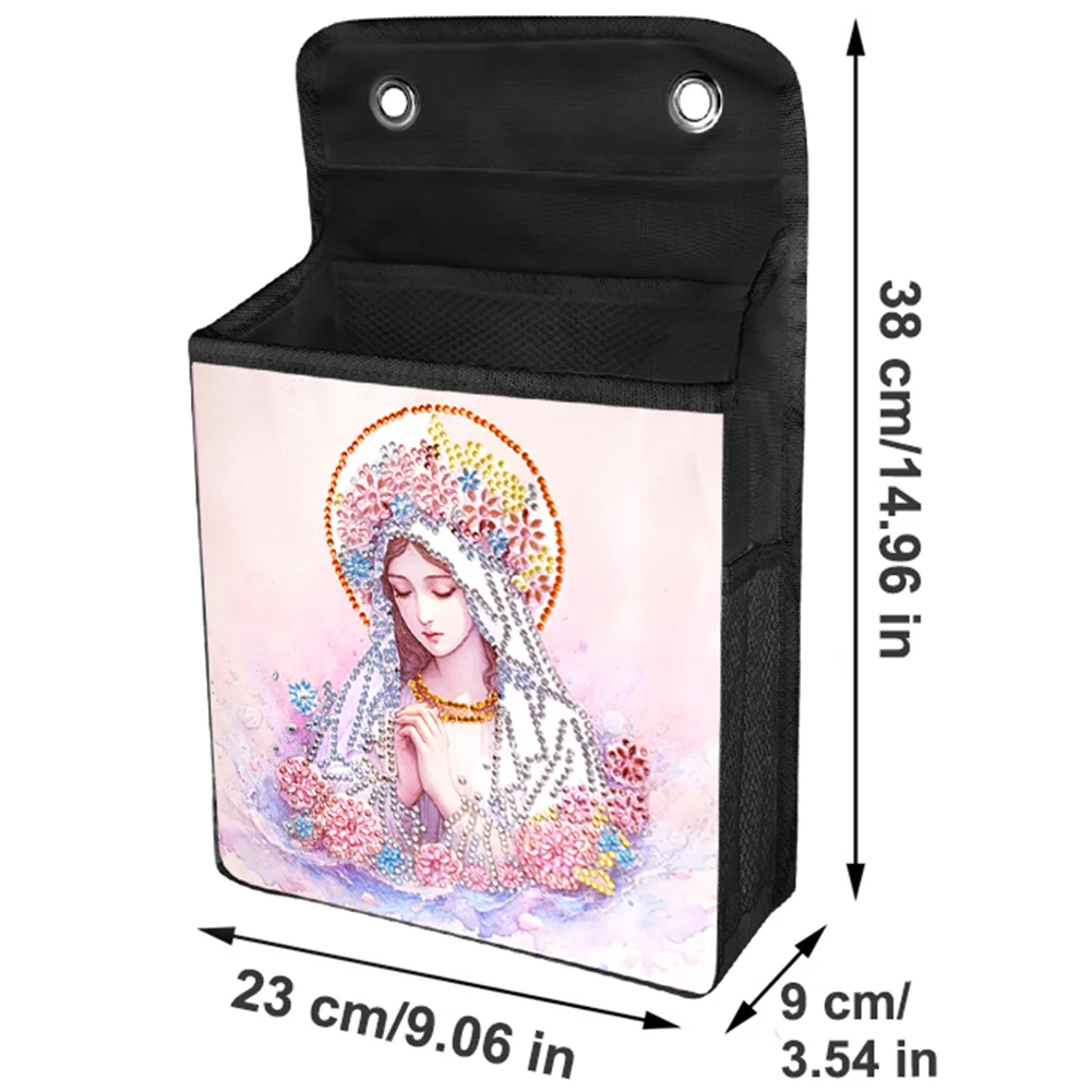DIY Holy Mother Diamond Painting Storage Bag Diamond Art Sundries Holder Bag