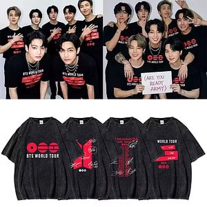 BTS World Tour Arirang Las Vegas T-Shirt (Gray)