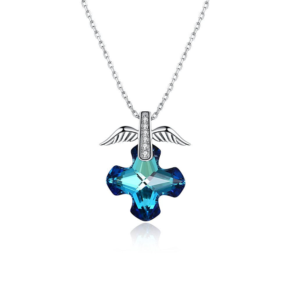 Austrian Crystal Fashion  Eagle Crystal Necklace