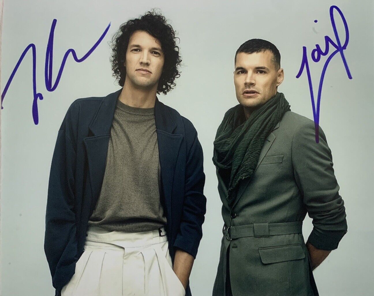 FOR KING AND COUNTRY HAND SIGNED 8x10 Photo Poster painting CHRISTIAN BAND AUTOGRAPH RARE COA