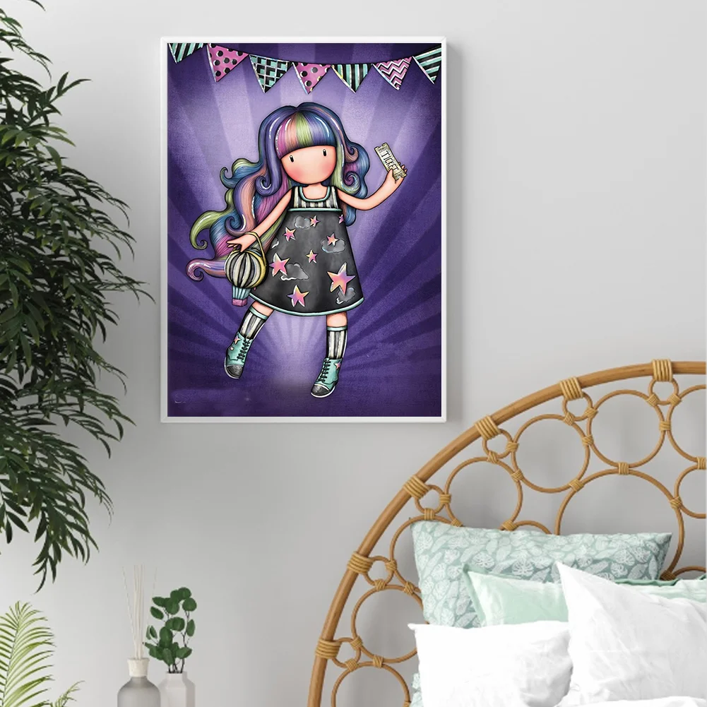 Grace Dolls 5D DIY Diamond Painting Kits Full Round Drill Wall Art Decor (G1106)