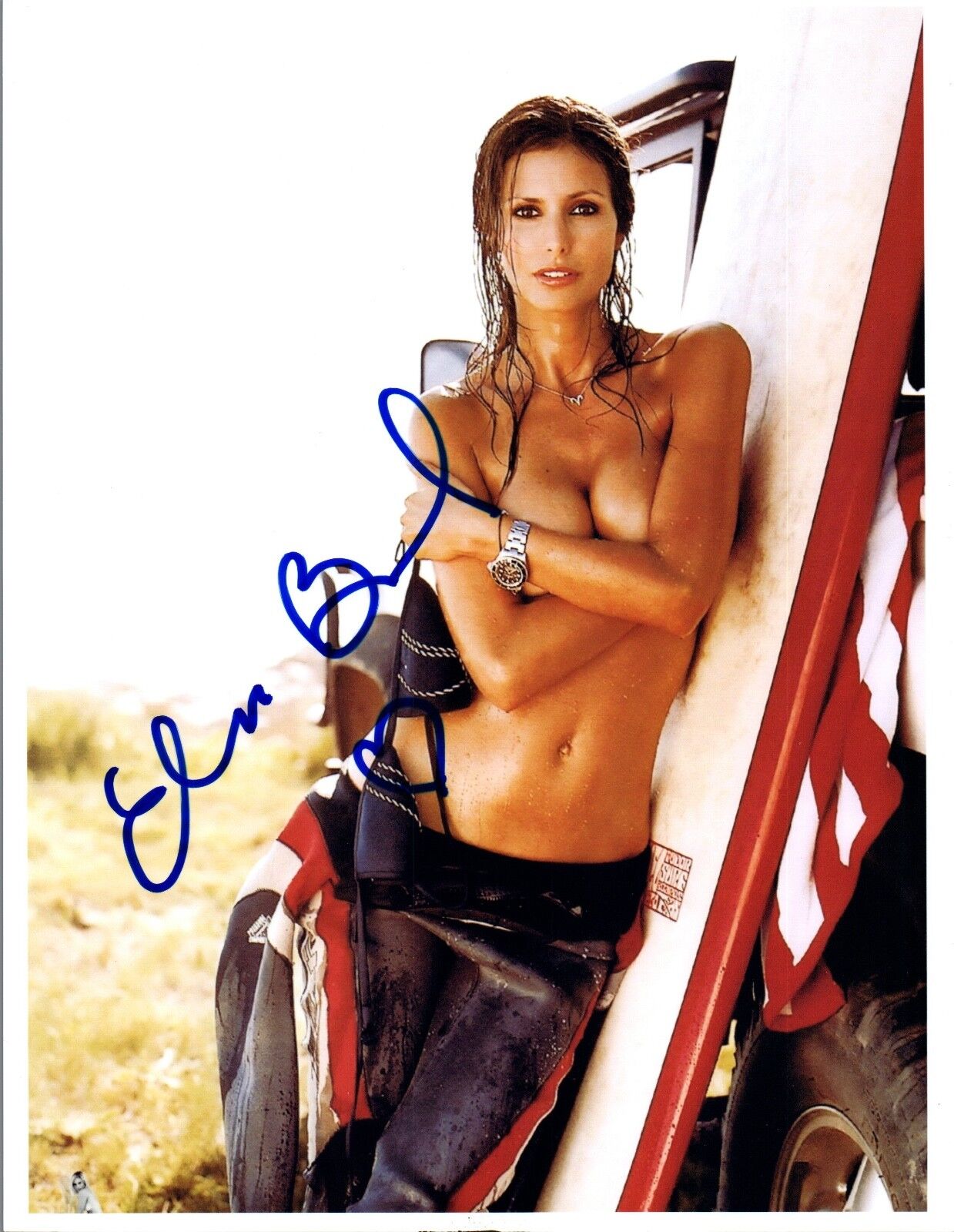 Elsa Benitez Signed Autographed 8x10 Photo Poster painting Sexy SI Swimsuit Model COA VD