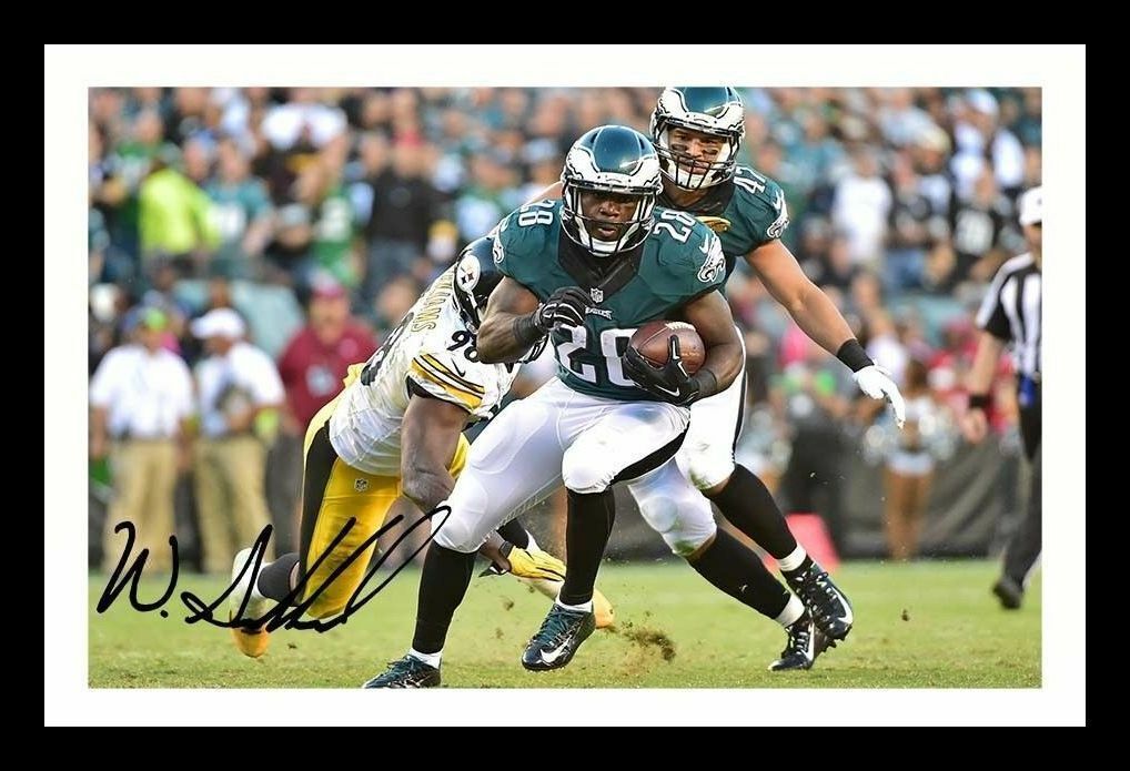 Wendell Smallwood - Philadelphia Eagles Autograph Signed & Framed Photo Poster painting