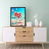Diamond Painting -DIY Round Drill Rose Bike