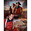 Cowboy Man John Wayne-11CT Stamped Cross Stitch 40*55cm tapestrymarket