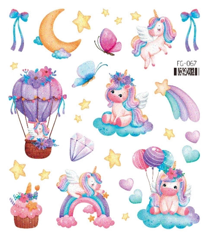 Lady Butterfly Pet Tattoos & Body Art 1 Piece