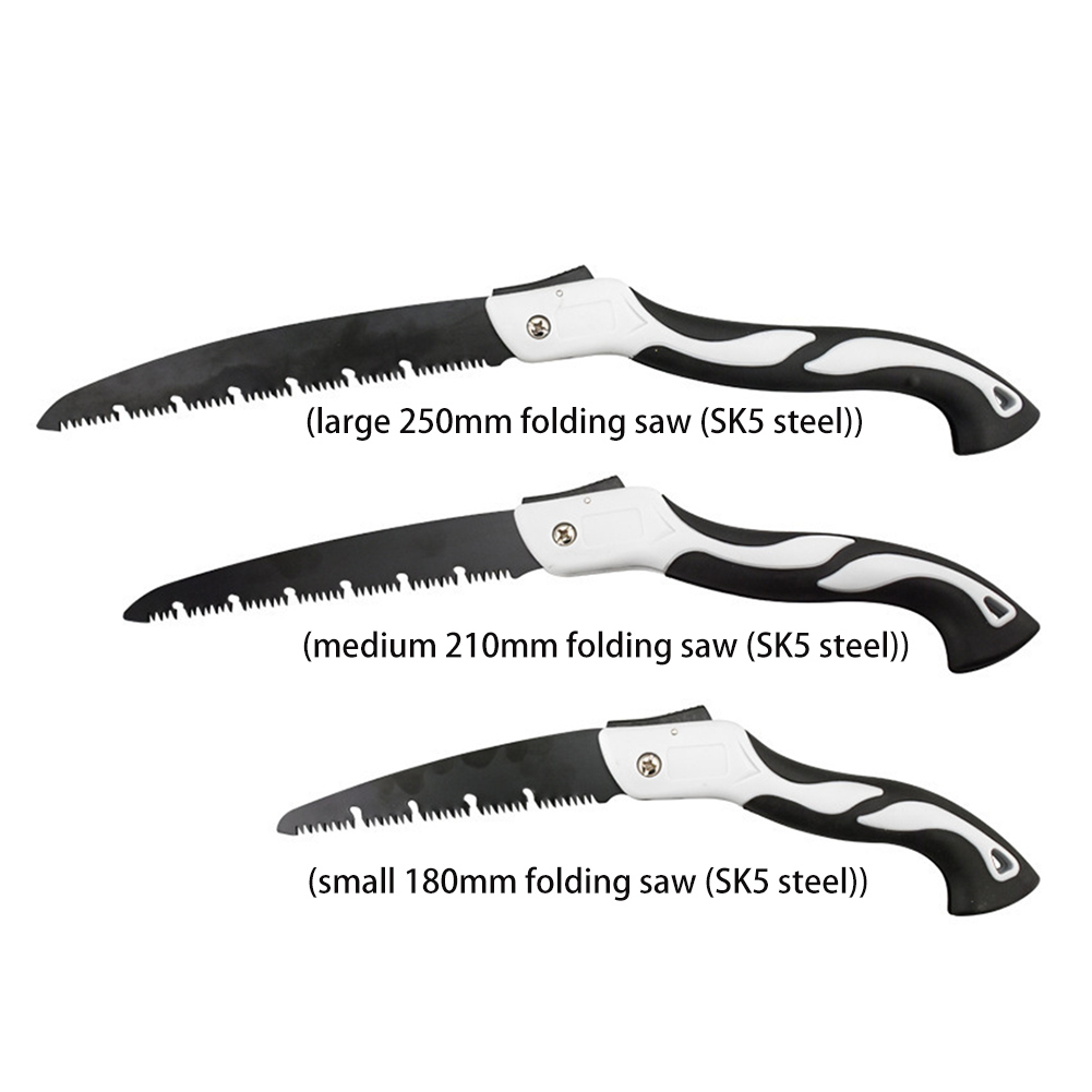 

180/210/250mm Folding Saw Long Blade Hand Saw Portable Garden SK5 Hacksaw, 501 Original