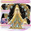 Diamond Painting-DIY Crystal Rhinestone Flower Shining Girl