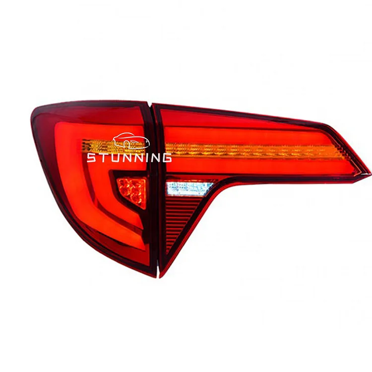 Upgrade sequential LED tail light tail lamp assembly for Honda HRV HR-V VEZEL 2015 - 2020 taillight taillamp plug and play ITN Auto