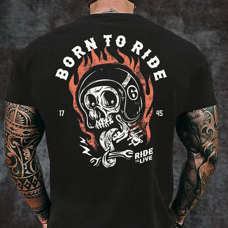 BRON TO RIDE Man's T-shirt