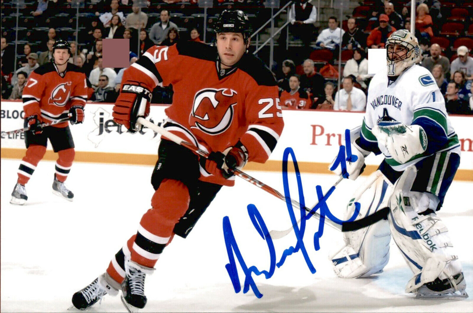 Andrew Peters SIGNED autographed 4x6 Photo Poster painting NEW JERSEY DEVILS #2