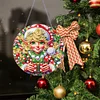 Pendentif De No&euml;l Blond Gar&ccedil;on-Bricolage