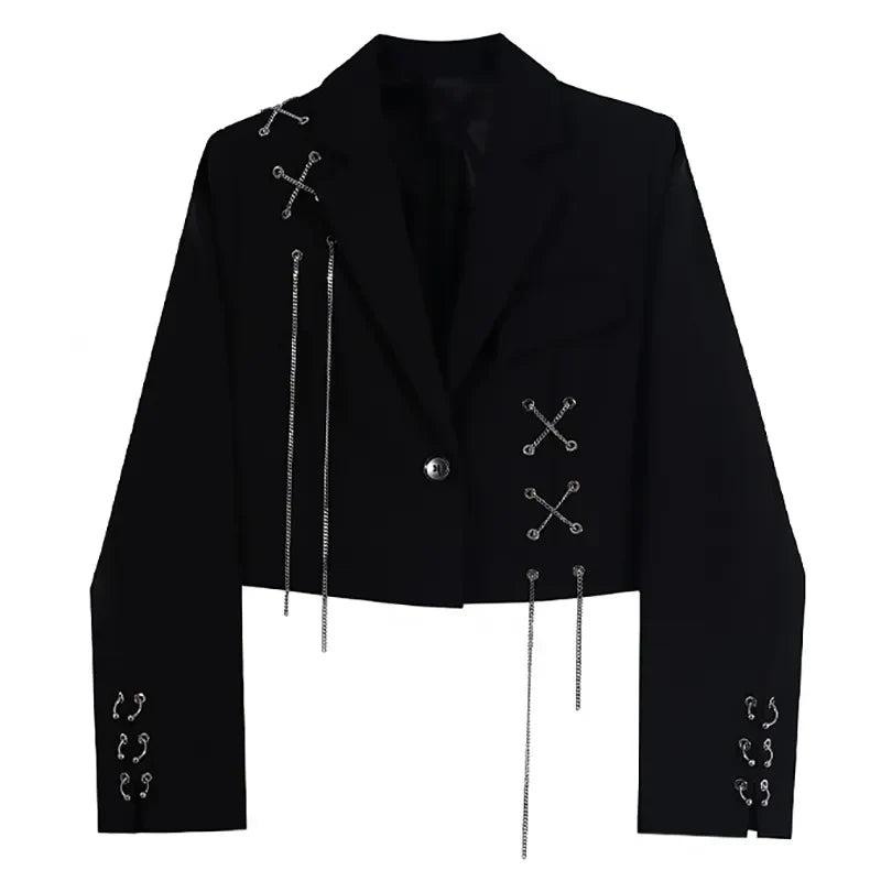 Women's Gothic Cropped Blazer