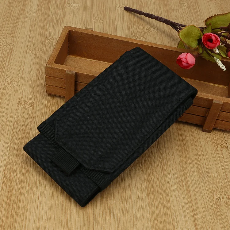 Polyester Fiber Belt Bag Portable Casual Fashion Unisex for Gifts (black)