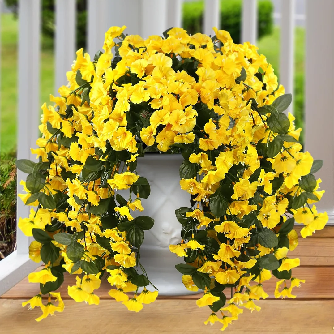 🔥On Sale🔥Artificial Faux Hanging Flowers Plants - UV resistant. Waterproof .Windproof