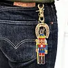 Nutcracker-(Double-Sided)6pcs Diamond painting keychain