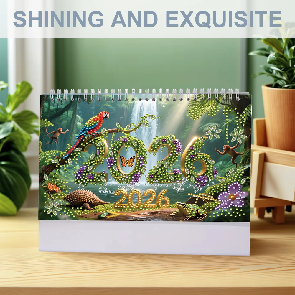 5D/DIY Calendar Crystal Painting Desk Calendars Kit Diamond Painting Calendar