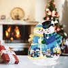 Diamond Painting Embrace Snowman Table Top Decor Christmas Decor