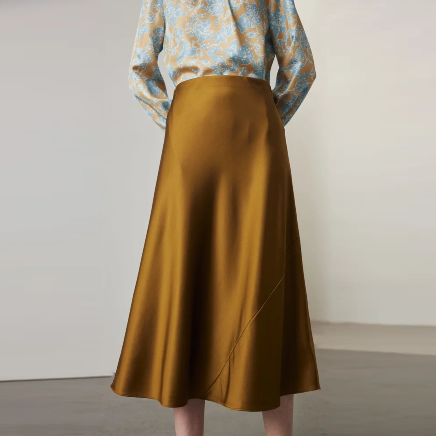 Silk Skirt A-Line Style REAL SILK LIFE