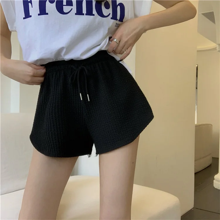Uveng Uveng Fitness Shorts Female 2024 Summer Thin Loose Casual Large Size Wide Leg High Waist A Word Student Sports Hot