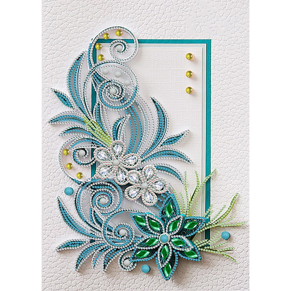 

Flower Quilling Paper - Special Shaped Diamond Painting - 30*40CM, 501 Original