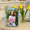 Floral Special Shape Diamond Painting Photo Frame Kits Home Decor Gift (Owl)