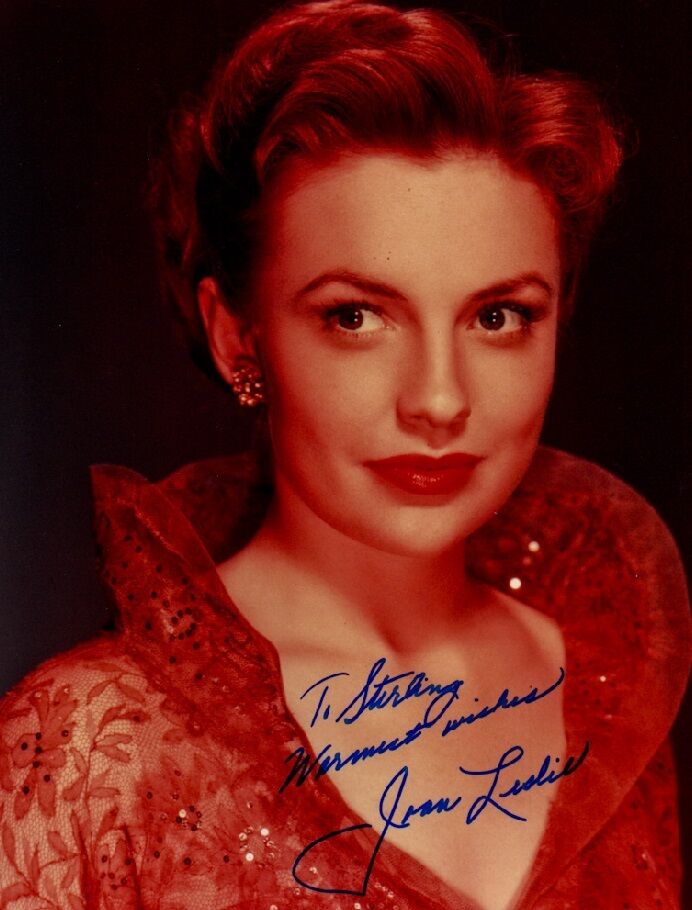 Breathtaking JOAN LESLIE Signed Photo Poster painting