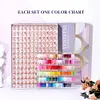 Kit de esmalte em gel de marca pr&oacute;pria com logotipo OEM personalizado 144 Kit de cores neon Kit de esmalte em gel de marca pr&oacute;pria Frascos e embalagens Kit de esmalte em gel